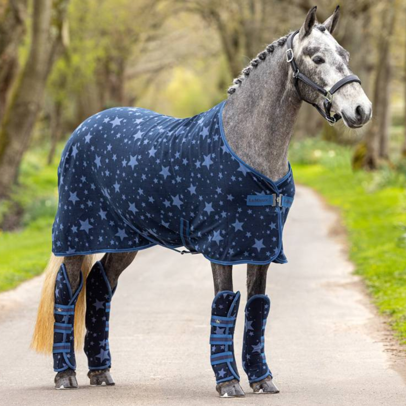 LeMieux Pony Fleece Travel Rug - Atlantic-1